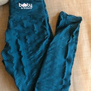 Booty By Brabants Textured Leggings - Eucalyptus